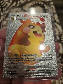 Morpeko V Max 80/202 Silver Foil Fan Art Vinyl Collector Pokemon Card HP300 - Image 4