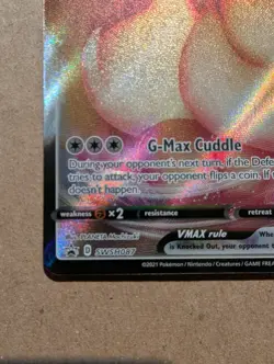 Eevee VMAX SWSH087 SWSH: Sword & Shield Promo Cards Holo - Image 3