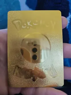 Pokemon Blaziken Vmax Gold Foil Fan Art Textured Collector Card TG15/TG30 HP320 - Image 3