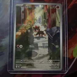 Pokemon TCG Litleo IR 139/132 Illustration Rare Pokemon Card Mega Evolution - Image 1