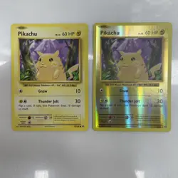 RETRO Pokemon Trading Card Ungraded Lot Holo Basic Pikachu 2016 - Image 1