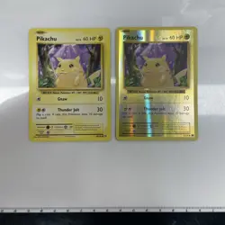 RETRO Pokemon Trading Card Ungraded Lot Holo Basic Pikachu 2016 - Image 2