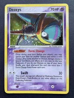 Pokemon Card Emerald: DEOXYS (Speed Forme) 2/106 - Excellent/NM - Image 1