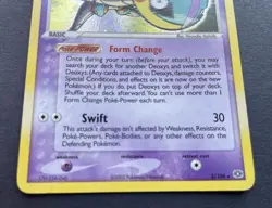 Pokemon Card Emerald: DEOXYS (Speed Forme) 2/106 - Excellent/NM - Image 3