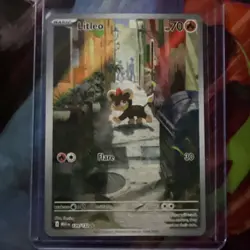 Pokemon TCG Mega Evolution Litleo Card 139/132 Illustration Rare - Image 1