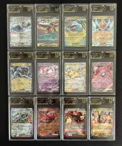 12 Lot OCD 10 Pokemon TCG Japanese Card RR Pikachu Mewtoo Zekrom FI38 - Image 1