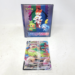 Pokemon Sword & Shield Oversized Jumbo Card Binder + Snorlax VMAX Card Gamestop - Image 1