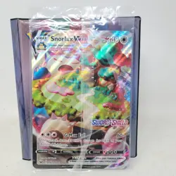Pokemon Sword & Shield Oversized Jumbo Card Binder + Snorlax VMAX Card Gamestop - Image 2