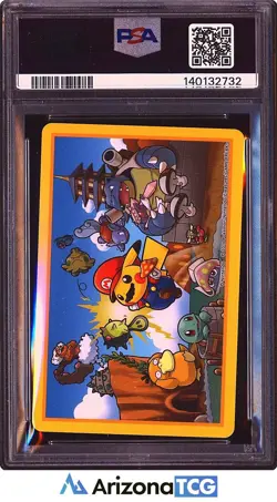 Pokemon 2016 Mario Pikachu Ace Of Diamonds Pokemon Playing Cards GEM MINT PSA 10 - Image 1