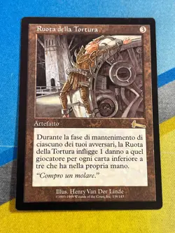 Magic the Gathering MTG Urza's Legacy WHEEL OF TORTURE Italian - Image 1