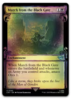 March from the Black Gate (Showcase Scrolls) #545 (Foil) LP Lord of the Rings - Image 1