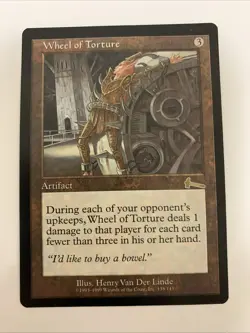 MTG LP Wheel of Torture Urza's Legacy - Image 1