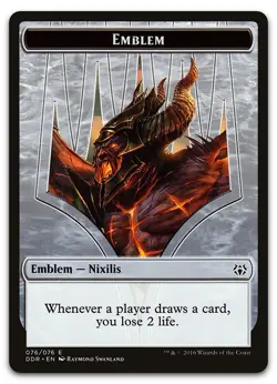 Emblem - Ob Nixilis Reignited #76 (NM) Nissa vs. Ob Nixilis DDR Magic MTG - Image 1