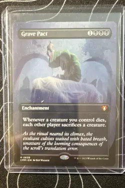 Grave Pact (Borderless) Commander Masters Regular - Image 1