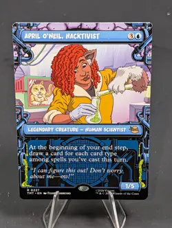 April O'Neil, Hacktivist 227 (Rare) - Showcase - MTG TMNT - Image 1