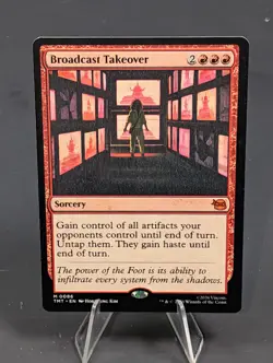 MTG Broadcast Takeover Normal M Teenage Mutant Ninja Turtles TMT #86 - Image 1