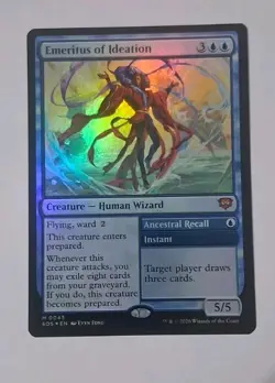 MtG Secrets of Strixhaven Emeritus of Ideation Foil NM Magic the Gathering - Image 1