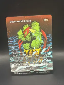 MTG Underworld Breach #0010 Borderless Mythic TMNT Source Material (PZA) - Image 1
