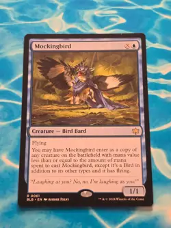 BLB Bloomburrow 0061 Mockingbird - Image 1