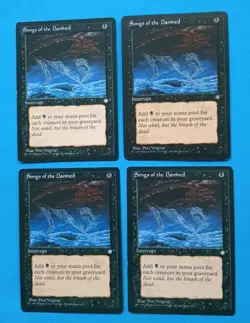 Magic the Gathering MTG Ice Age SONGS OF THE DAMNED X 4 LP/EX C 1995! - Image 1