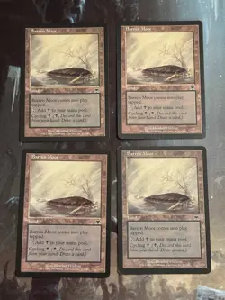 MTG Barren Moor x4 Onslaught ONS Playset Magic: the Gathering 4x Play Set - Image 2