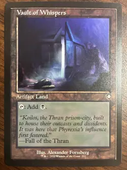 MTG Vault of Whispers 211 Regular Retro Frame 2022 CMD: The Brothers' War BRC NM - Image 1