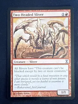 1x Two-Headed Sliver (183) Time Spiral LP MTG Magic the Gathering x1 MKE - Image 1
