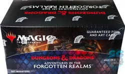 MTG Dungeons & Dragons Adventures in the Forgotten Realm Set Booster Box Sealed - Image 1