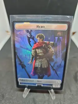 Hero (0007) Treasure (0023) Double-Sided Token Final Fantasy Foil - Image 1