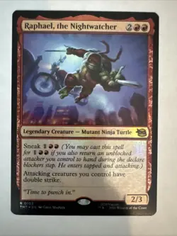 Raphael, the Nightwatcher (Foil) Teenage Mutant Ninja Turtles Regular Mtg TMNT - Image 1