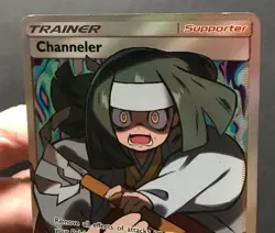 Channeler 232/236 Unified Minds SM FULL ART Trainer HOLO RARE Pokemon Card LP - Image 5