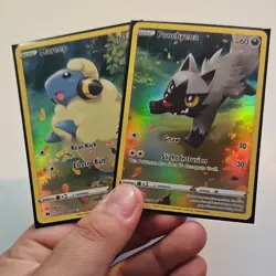 Pokemon Mareep GG34/GG70 & Poochyena GG33/GG70 Holo 2-Card Lot - Image 1