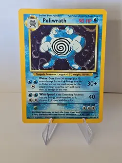 1999 Vintage Poliwrath Base Set 2 Holographic Pokemon Card Near Mint - Image 2