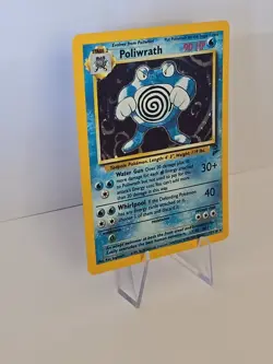 1999 Vintage Poliwrath Base Set 2 Holographic Pokemon Card Near Mint - Image 3