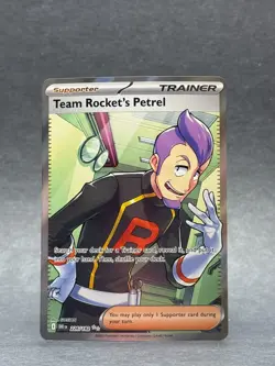Pokemon - 226/182 Team Rocket's Petrel SV10 Destined Rivals Ultra Rare NM TCG - Image 1