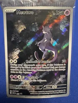 Pokemon Mewtwo Holo Promo 052/Scarlet & Violet SVP 130 HP Basic English 2023 - Image 1