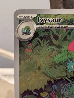 Ivysaur #167/165 Scarlet & Violet 151 Pokemon TCG Illustration Rare NM - Image 3