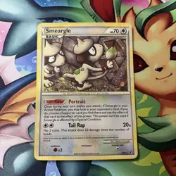 LP Smeargle 8/90 Holo Rare HGSS Undaunted Pokemon 2010 - Image 1