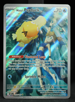 Misty’s Psyduck 193/182 Destined Rivals Illustration Rare IR NM Pokemon - Image 1