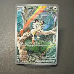 Pokemon TCG Meowth 106/094 Illustration Rare Holo Me02: Phantasmal Flames 2025 - Image 1