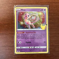 Mew 011/025 Celebrations Holo 2021 Pokemon TCG - Image 1