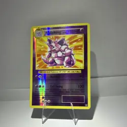 Pokemon Nidoking 45/108 Evolutions Holo Rare Reverse Holo 150 HP - Image 1