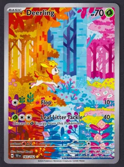 Pokemon - Deerling - 165/162 - Temporal Forces - Illustration Rare - NM - Image 1