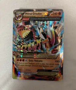 Pokemon Primal Groudon EX Full Art Ultra Rare Holo XY Primal Clash 86/160 240 HP - Image 1