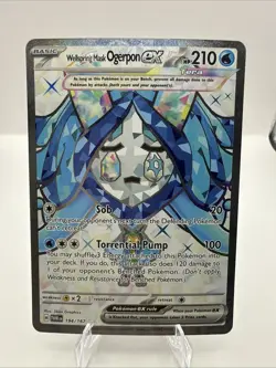 Wellspring Mask Ogerpon EX Pokemon SV Twilight Masquerade 194/167 Ultra Rare NM - Image 1