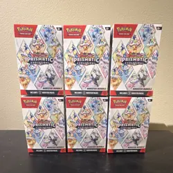 Pokemon TCG Prismatic Evolutions Booster Bundle Boxes (6) English - Image 1