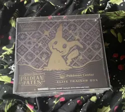 MINT Pokemon Scarlet & Violet Paldean Fates Pokemon Center ETB Factory Sealed - Image 1