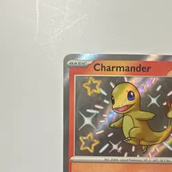 Pokemon TCG Charmander Shiny Rare Holo SV: Paldean Fates 109/091 Basic 70 HP - Image 2