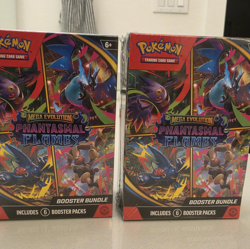 Pokemon TCG Booster Bundle Box 2x Mega Evolution Phantasmal Flames - Image 1