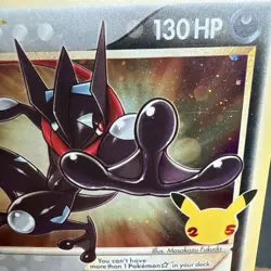 Pokemon Celebrations SWSH144 Greninja Gold Star Swirl 🌀 - Image 5